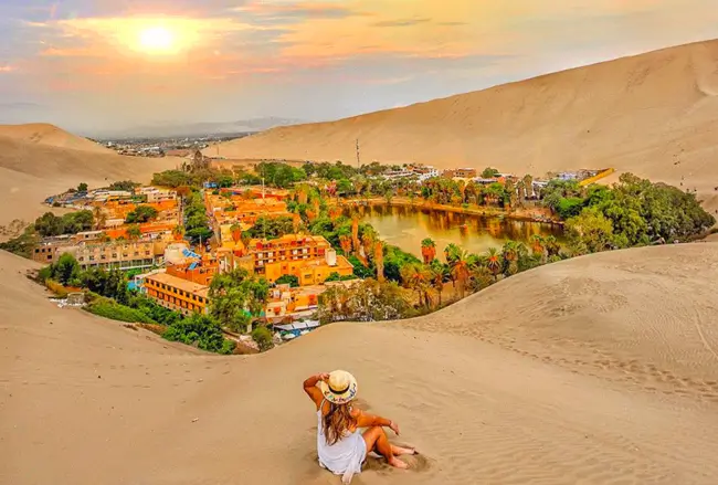 하루 종일 Paracas, Ballestas 제도, Ica, Huacachina