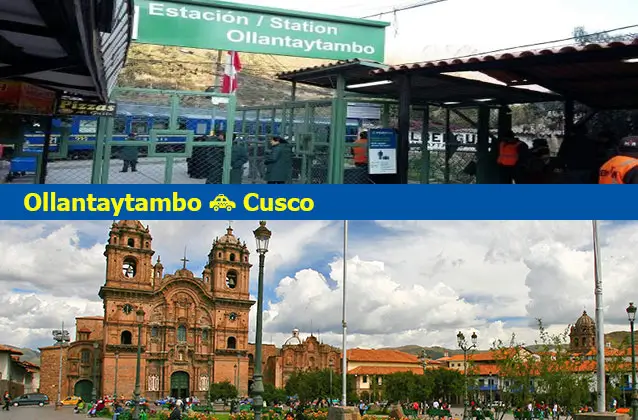 Ollantaytambo에서 쿠스코로 가는 교통편